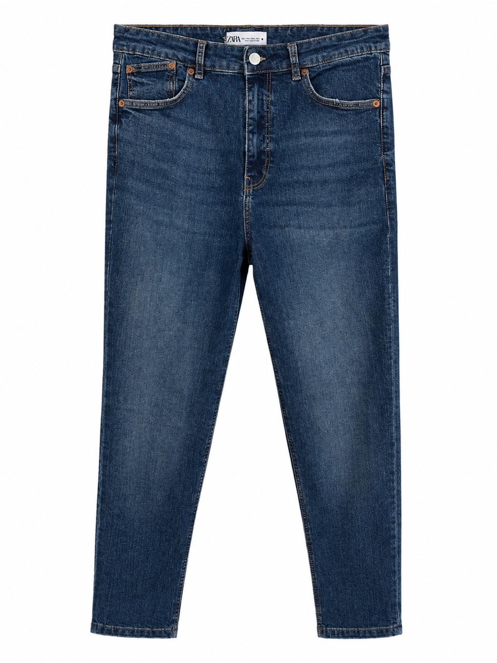 Zara Indigo High Waist Skinny Jeans Stretch size XL